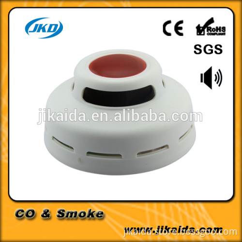 Combined household detector smoke co alarm security system